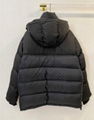       GG Jacquard Taped Sleeve Logo Down Jacket Black Men jacquard nylon padded  3