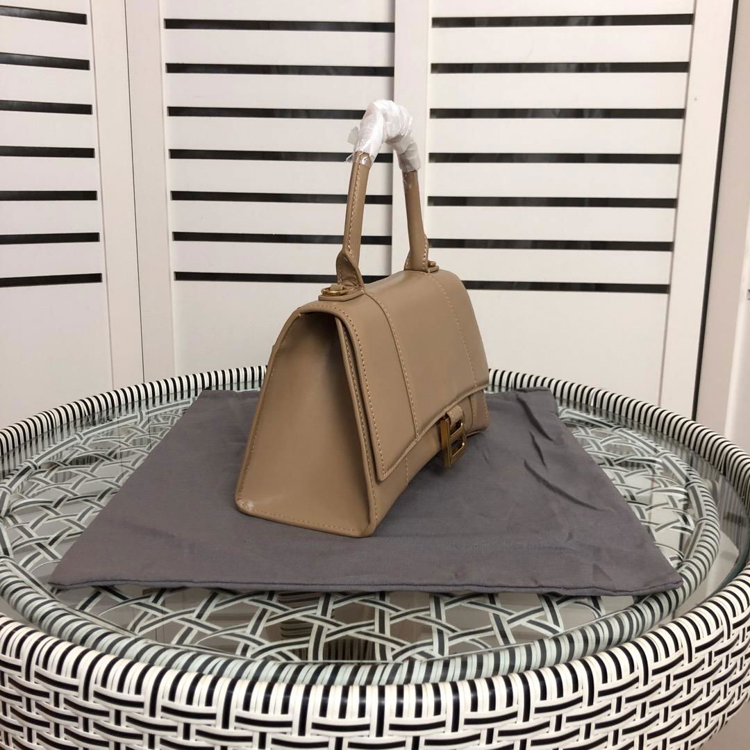 BALENCIAGA Hourglass Small leather tote