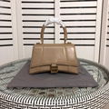 Hourglass Small leather tote Women's