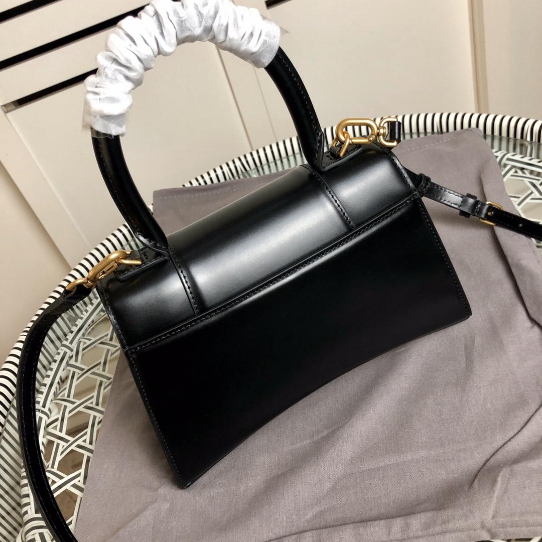 BALENCIAGA Hourglass Small leather tote