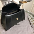 BALENCIAGA Hourglass Small leather tote