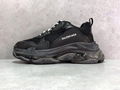 Balenciaga Triple S Mesh & Leather Clear sole Sneaker