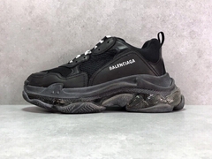            Triple S Mesh & Leather Clear sole Sneaker Fashion Triple s Trainers 