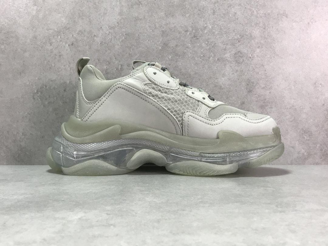            Triple S Mesh & Leather Clear sole Sneaker Fashion Triple s Trainers  5