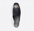            Cosy BB leather slippers Cosy Bb Leather Mules black smooth calfskin 10