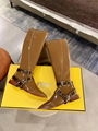 Fendi Glossy Beige Neoprene Boots Fendi Knee High Boots