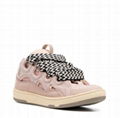 Lanvin Curb Lace-Up Skate Sneakers Lanvin leather and suede shoes