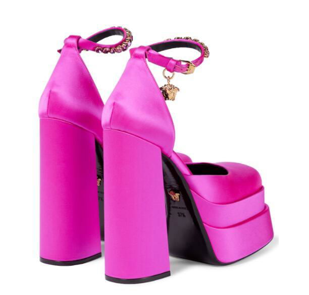         Medusa Aevitas 155mm Platform Pumps In Deep Fuchsia Ladies ankle pumps  2