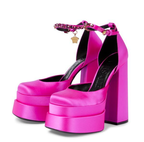         Medusa Aevitas 155mm Platform Pumps In Deep Fuchsia Ladies ankle pumps 