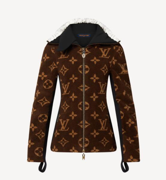 LOUIS VUITTON MONOGRAM FLEECE JACKET