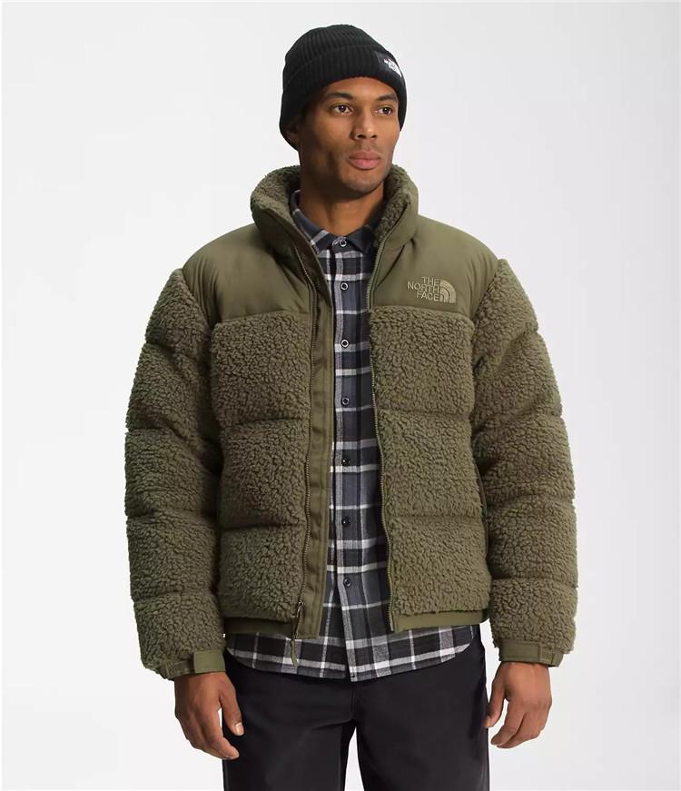 The North Face Sherpa Nuptse Jacket Men Teddy bear fur coats  5