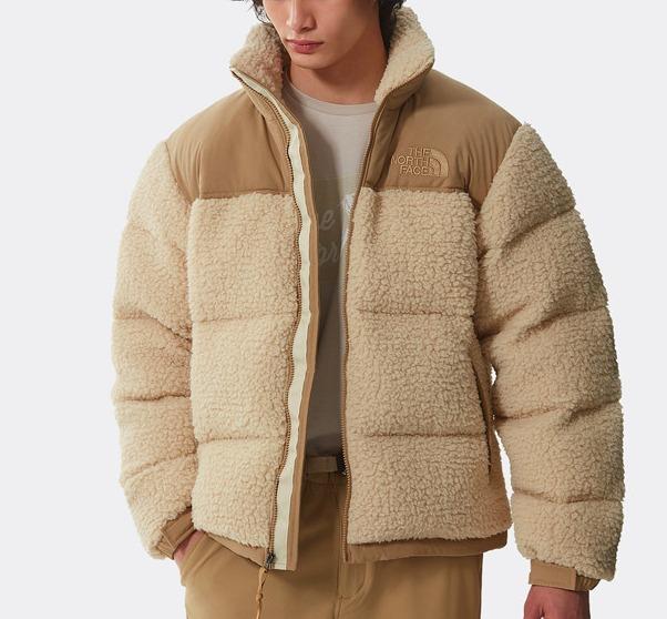 The North Face Sherpa Nuptse Jacket Men Teddy bear fur coats (China ...