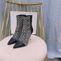 Balmain monogram Roni ankle boots Balmain button heel boots 1