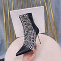 Balmain monogram Roni ankle boots Balmain button heel boots