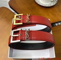 Saint Laurent chain-detail Buckle Belt Women     chain leather belts 6