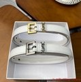 Saint Laurent chain-detail Buckle Belt Women YSL chain leather belts