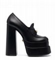 Versace Juno platform pumps Medusa square toe slip on pumps 