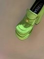 Versace Juno platform pumps Medusa square toe slip on pumps 