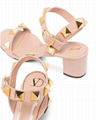 Valentino Roman Stud leather sandals for women Valentino buckle ankle strap heel