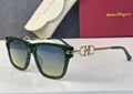 Ferragamo logo sunglasses Women Fashion black sunglass eyewears 