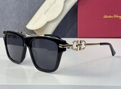 Ferragamo logo sunglasses Women Fashion black sunglass eyewears 