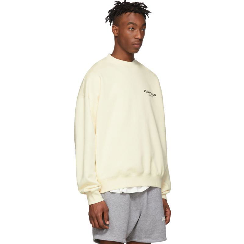 Fear of God FOG-Fear Of God Essentials Logo Crew Neck Cheap crewneck sweatshirt