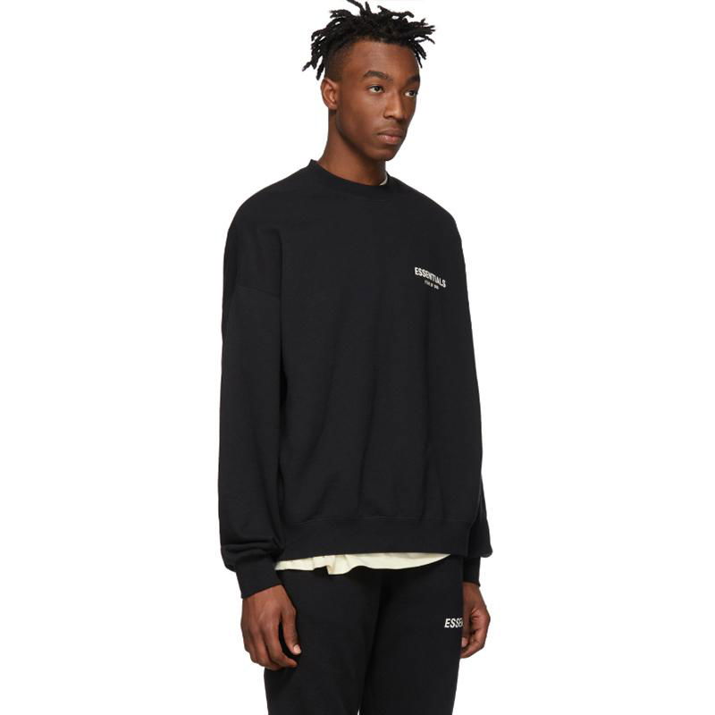 Fear of God FOG-Fear Of God Essentials Logo Crew Neck Cheap crewneck sweatshirt 5