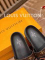 LV SUNSET FLAT COMFORT MULE Louis Vuitton Monogram embossed platform flat