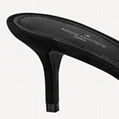 Louis Vuitton APPEAL Heel MULE Black Suede LV Appeal Flat Mule Big size 43 