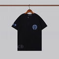 Chrome Hearts Blue Triple Cross T-Shirt tee Fashion cheap t-shirts 2