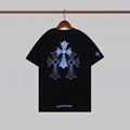 Chrome Hearts Blue Triple Cross T-Shirt tee Fashion cheap t-shirts 3
