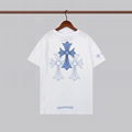 Chrome Hearts Blue Triple Cross T-Shirt tee Fashion cheap t-shirts 5