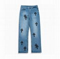 Cheap Chrome Hearts jeans Men Chrome hearts denim pants  1