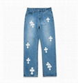 Cheap Chrome Hearts jeans Men Chrome hearts denim pants  8