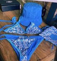 Fendi blue bathing suit 