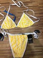 Fendi yellow bathing suit 