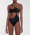 Versace cut out Grecca detail swimsuit versace women sexy bikinis 