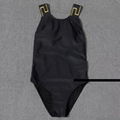 VERSACE UNDERWEAR Black Greca Border One Piece Swimsuit