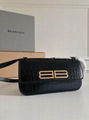 Balenciaga Gossip S leather shoulder bag Women BB Flap Crossbody bags 