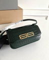 Balenciaga Gossip S leather shoulder bag Women BB Flap Crossbody bags 