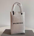 Balenciaga SHOPPING PHONE BAG ON STRAP Pink Women iphone Holder Mini bag