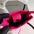 Balenciaga SHOPPING PHONE BAG ON STRAP Pink Women iphone Holder Mini bag