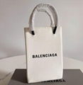 Balenciaga SHOPPING PHONE BAG ON STRAP Pink Women iphone Holder Mini bag