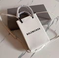 Balenciaga SHOPPING PHONE BAG ON STRAP Pink Women iphone Holder Mini bag