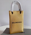Balenciaga SHOPPING PHONE BAG ON STRAP Pink Women iphone Holder Mini bag