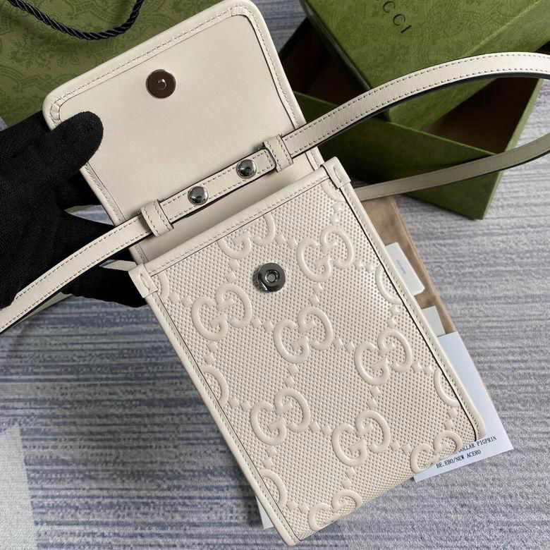       leather GG embossed mini bag       Off The Grid Mini Bag Iphone hangbag 3
