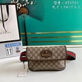 GUCCI Beige Neo Vintage GG Supreme Belt Bag Cheap 