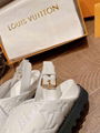 LOUIS VUITTON PASEO FLAT COMFORT SANDALS LV Monogram embossed lambskin sandals