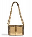 Tom Ford black Leather Small Chain Natalia Shoulder Bag