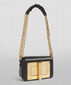 Tom Ford black Leather Small Chain Natalia Shoulder Bag